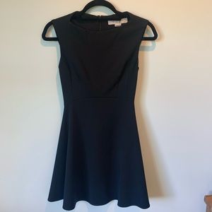 French Connection Black Skater Skirt Dress